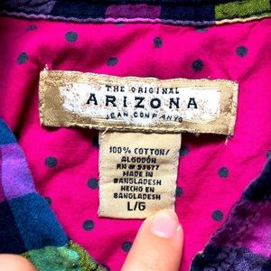 Colorful plaid shirt- The Original Arizona😝
